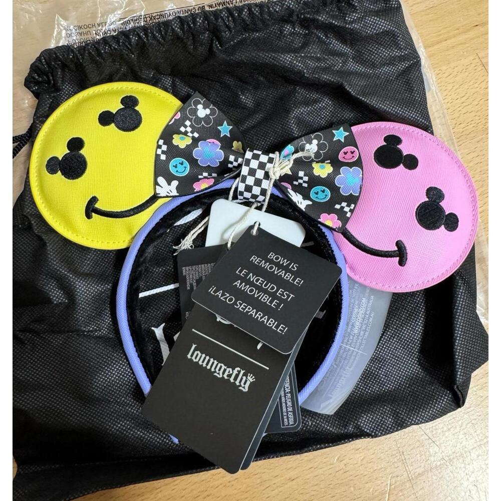 Disney Loungefly Minnie Mouse Y2K Ear Headband NWT
